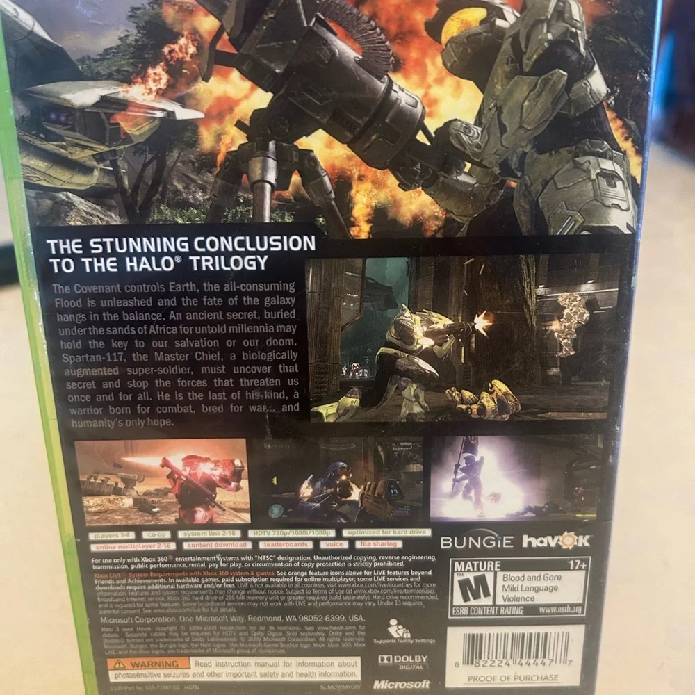 Microsoft Halo 3 for Xbox 360 - Green Case